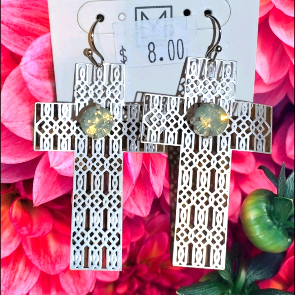 🥳🌹Cross shape earrings 3/15